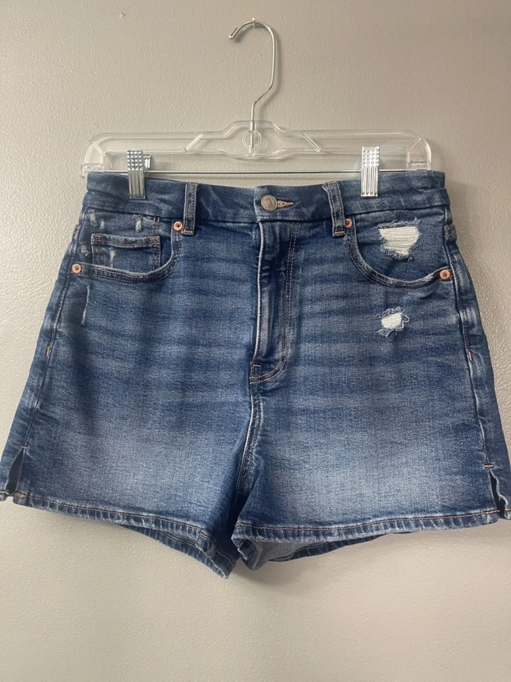 American Eagle outfitters curvy jean mom shorts 8 - Picture 2 of 8